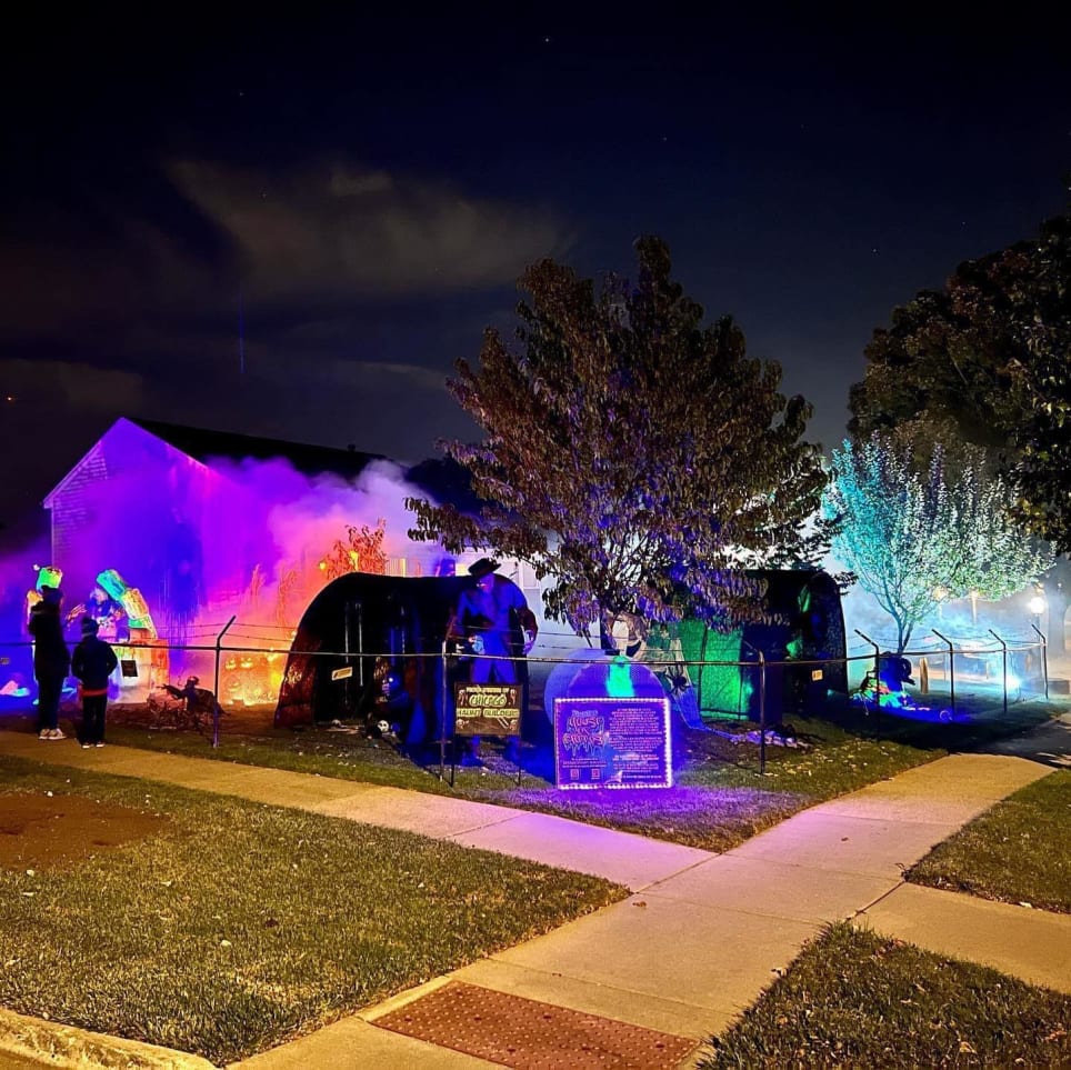 House of Creeps Yard Display