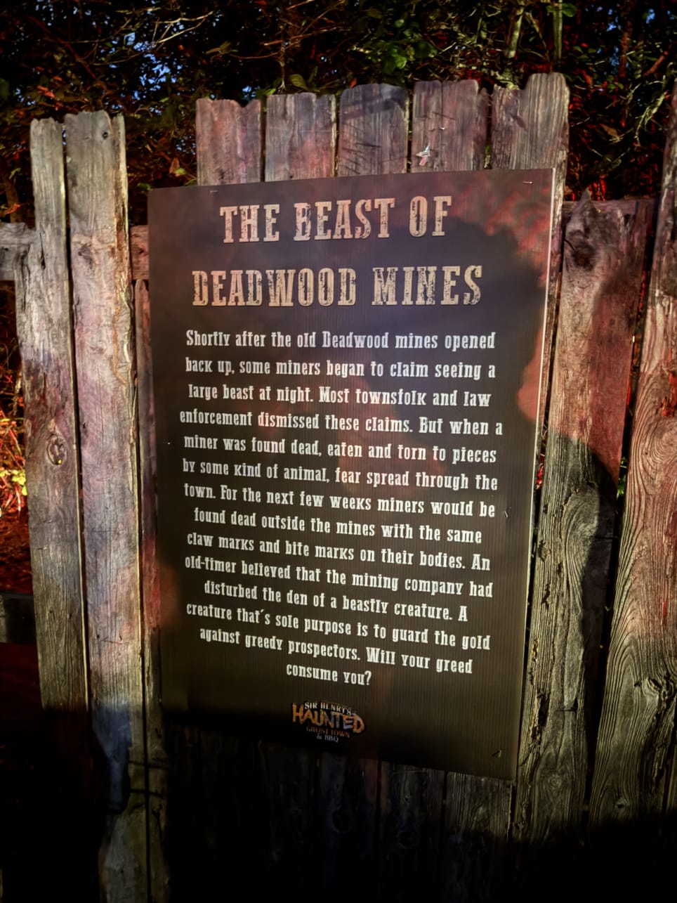 The Beast of Deadwood Mines