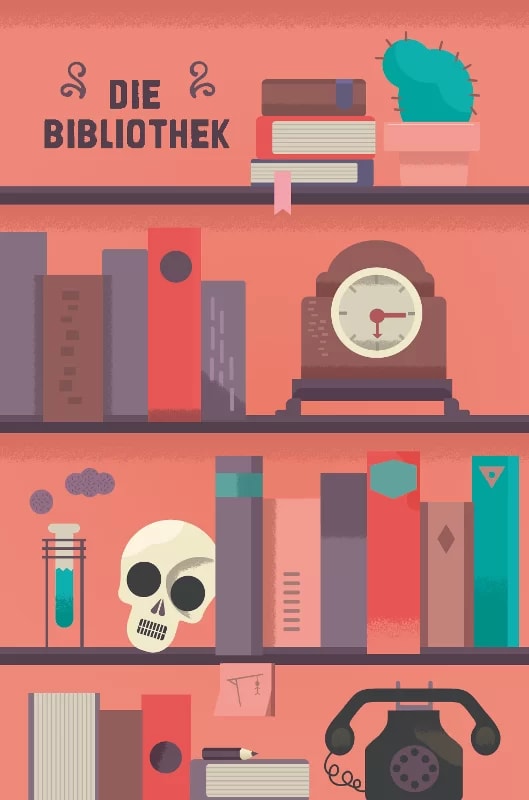 Die Bibliothek [The Library]