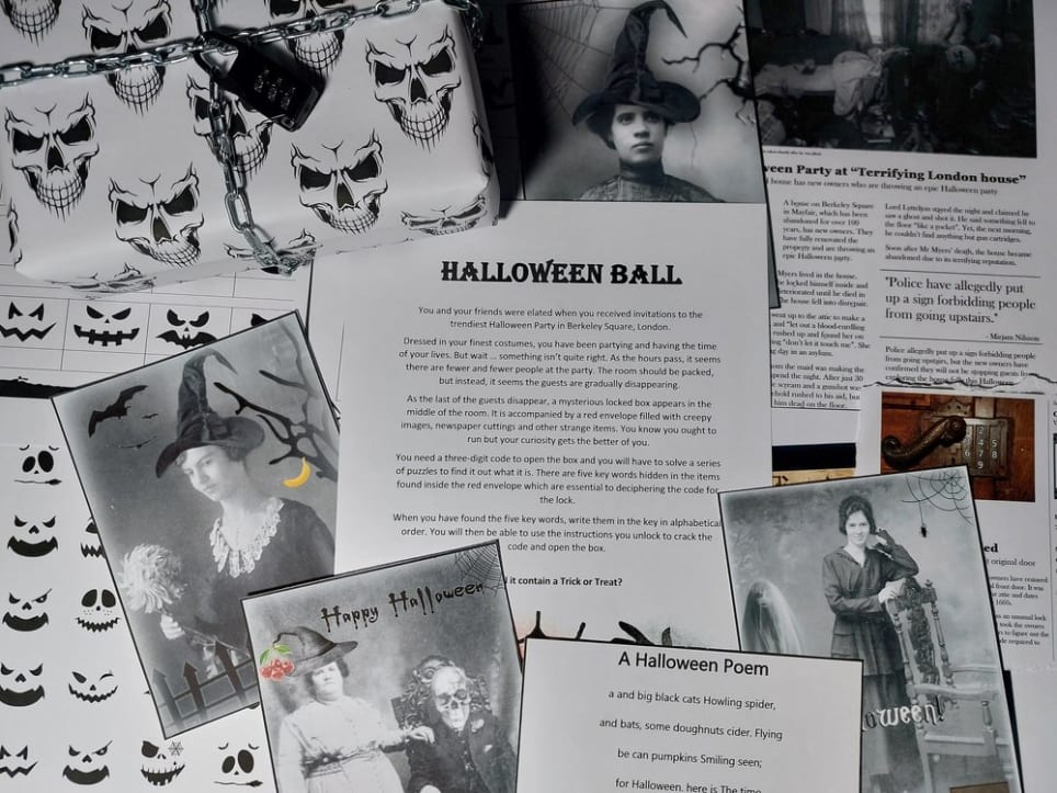 Halloween Escape Room Game Kit