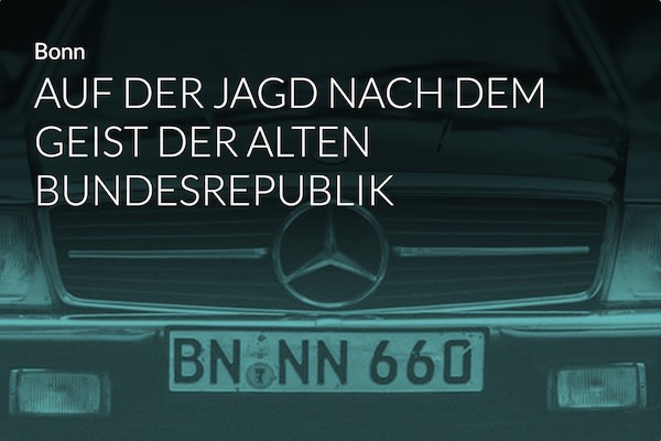 Auf der Jagd nach dem Geist der alten Bundesrepublik [Outdoor]