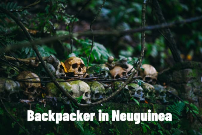 Backpacker In Neuguinea