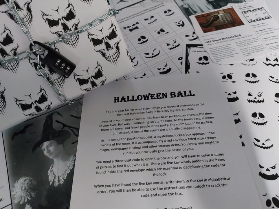 Halloween Escape Room Game Kit