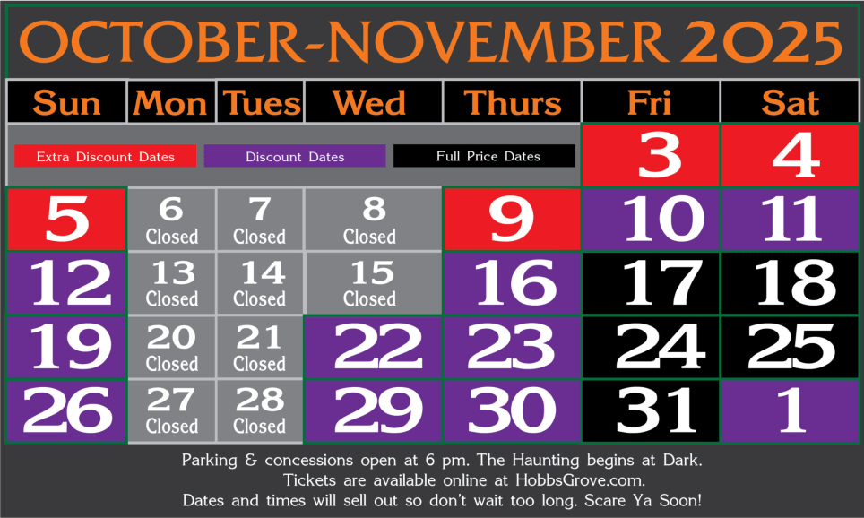 Hobb’s Grove’s Haunted House