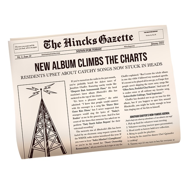 The Hincks Gazette: Vol. 2, Issue 10: January