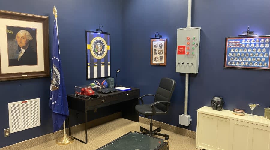 Poker Night at The President's Bunker