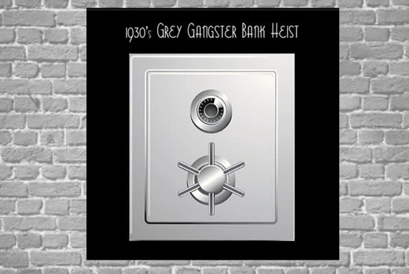 1930's Grey Gangster Bank Heist