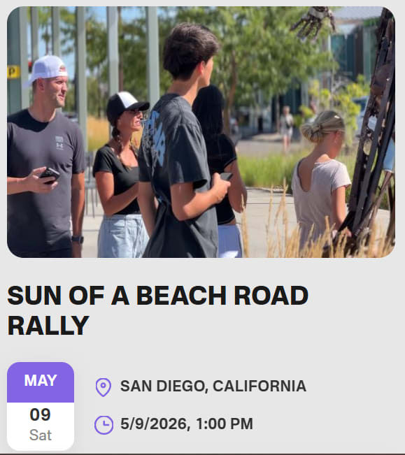 Sun of a Beach Road Rally [Outdoor]