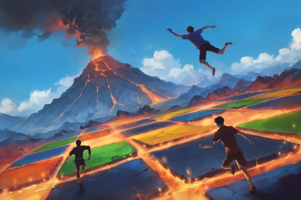 Eruption: A Floor Is Lava Game