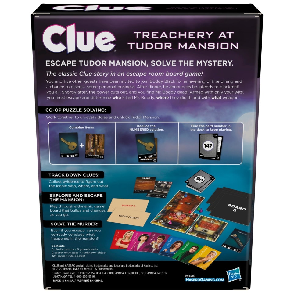 Clue: Treachery at Tudor Mansion