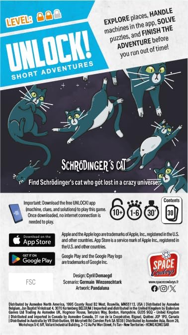 Unlock!: Short Adventures - Schrodinger's Cat