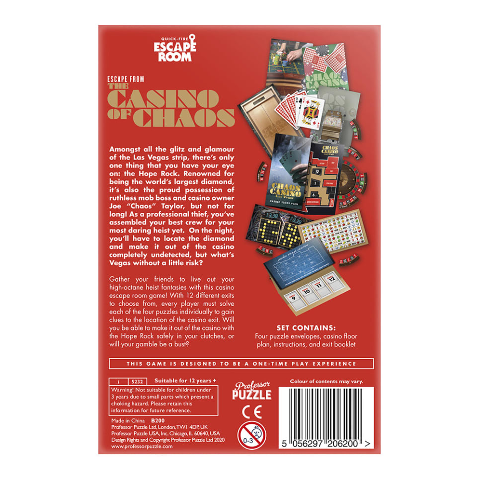 Escape from the Casino of Chaos