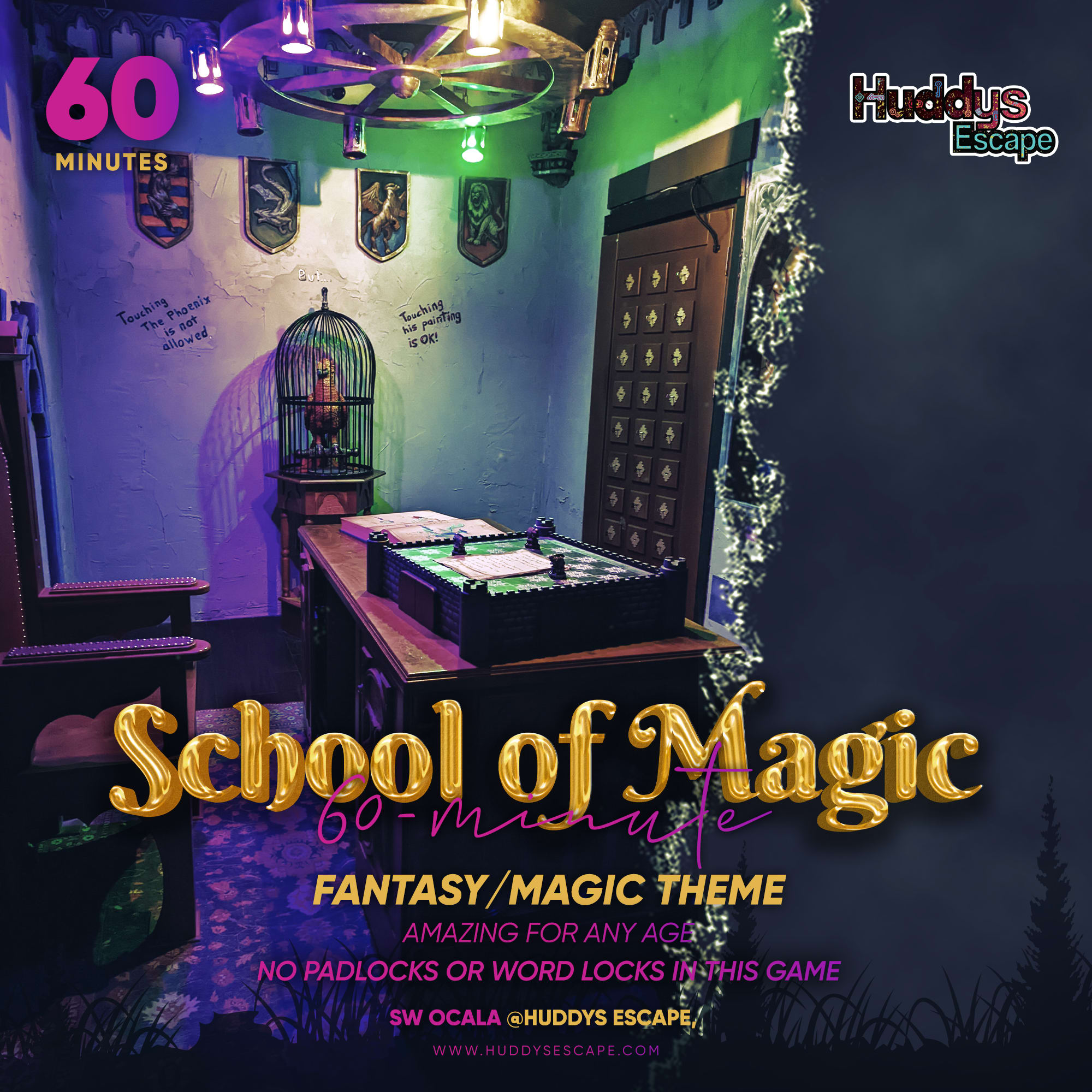 School Of Magic Story Escape Room | Huddys Escape - Ocala