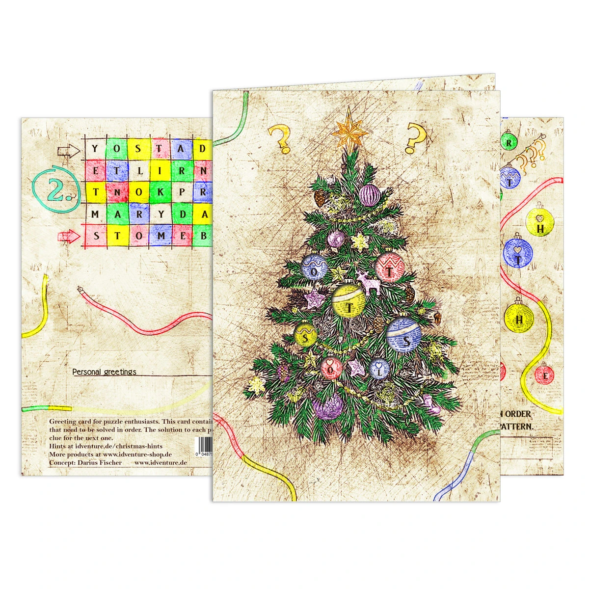 Merry Christmas Escape Greeting Card