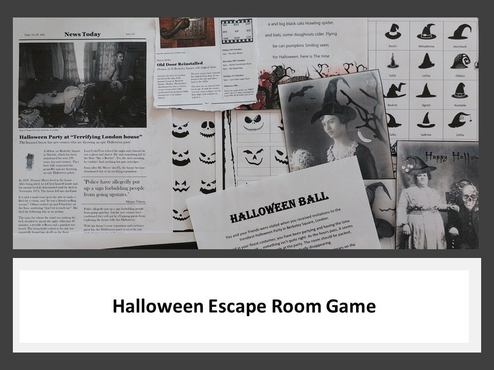 Halloween Escape Room Game