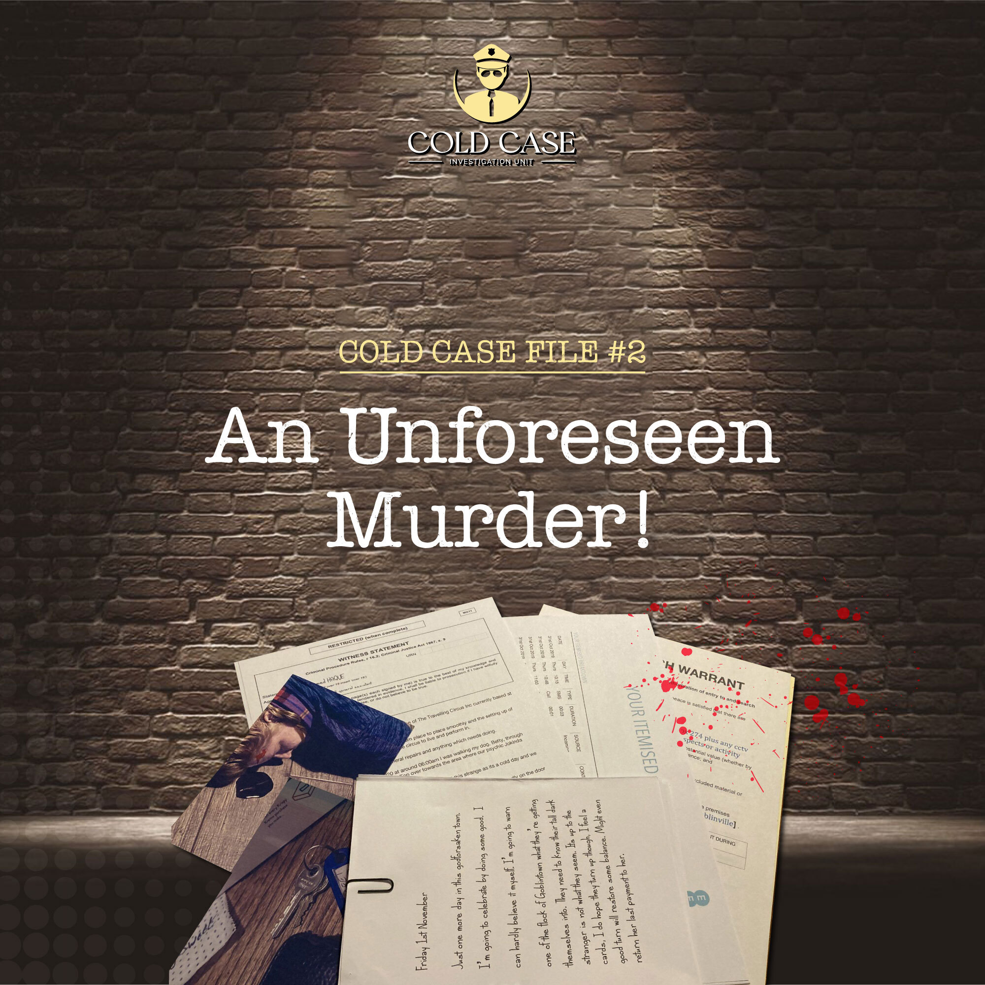 Cold Case: File #2 - An Unforeseen Murder