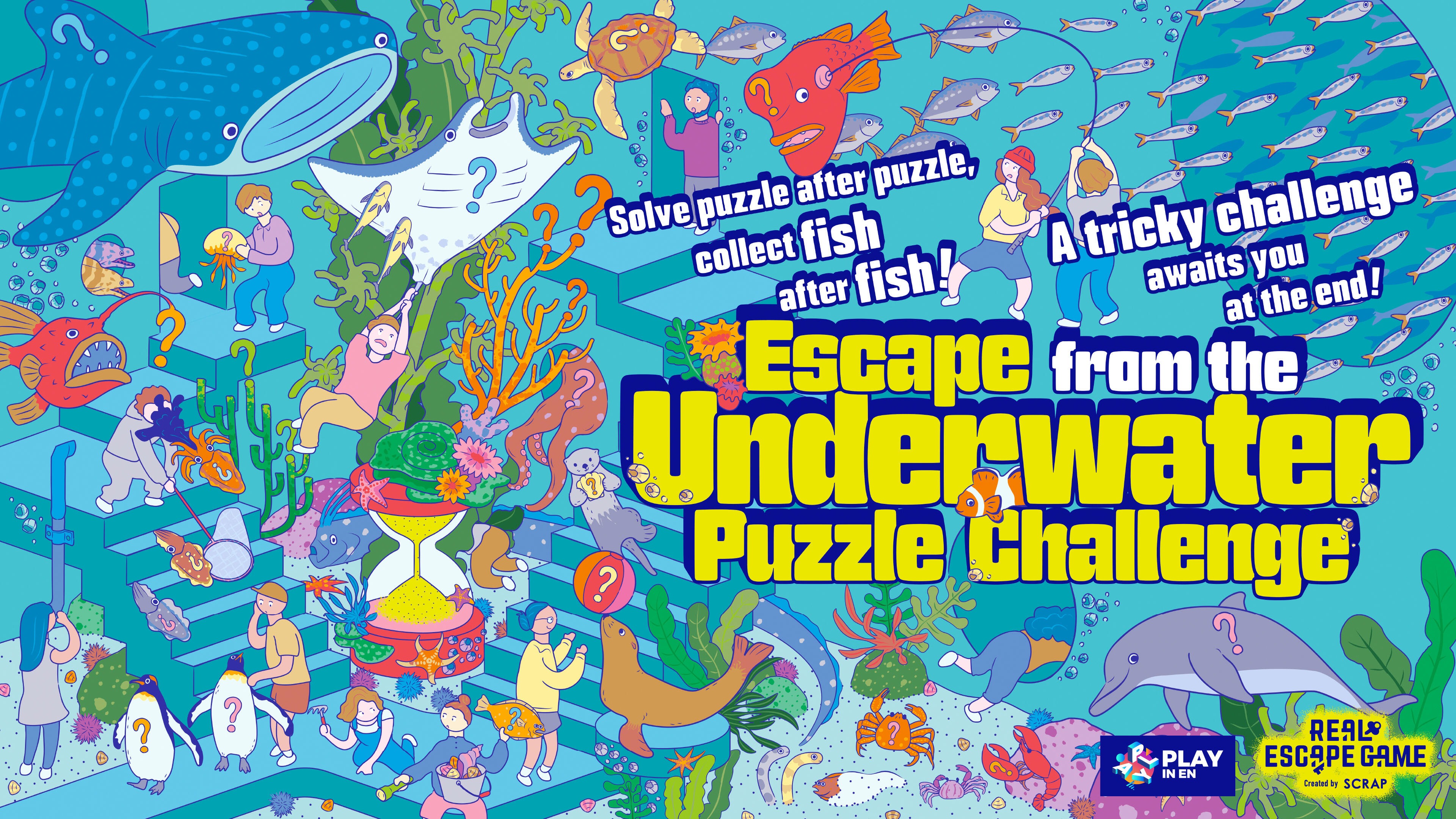 Real Escape Game Shibuya Store - lokasi acara Escape from the Unknown Deep Sea