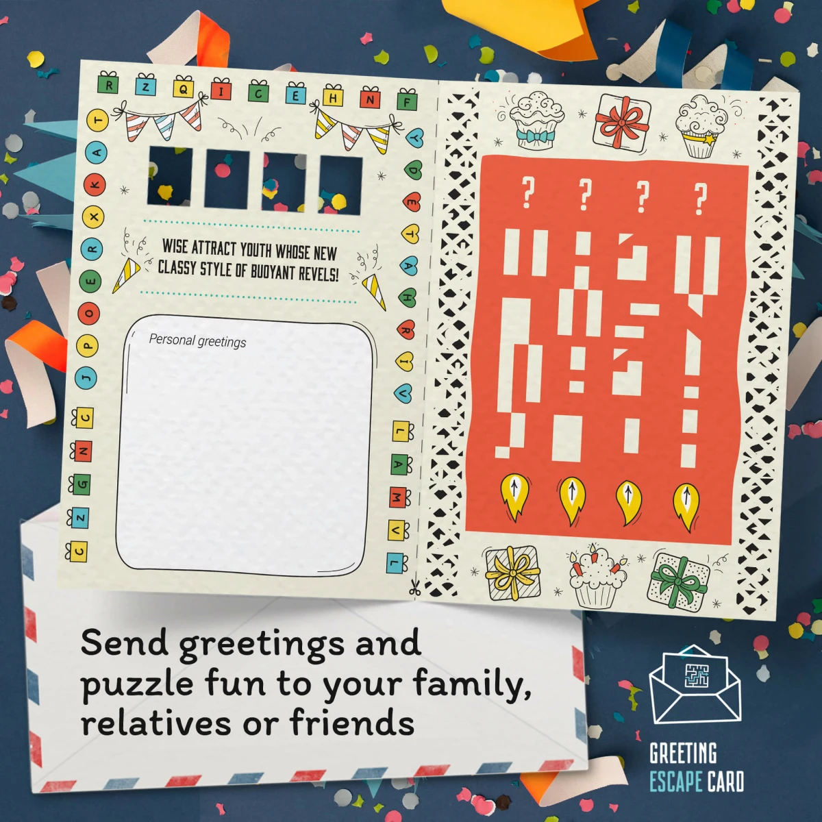 Happy Birthday Escape Greeting Card