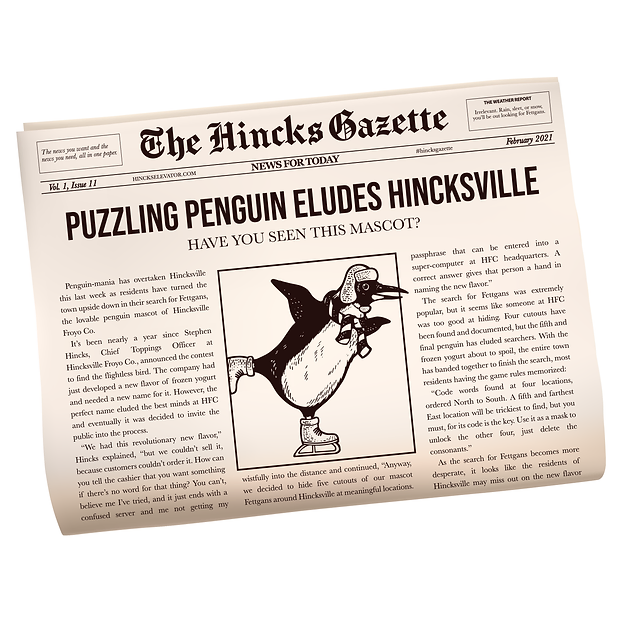 The Hincks Gazette: Vol. 1, Issue 11: February
