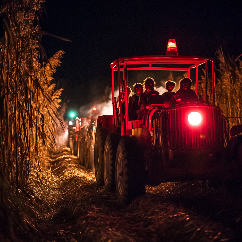 Hayride at Night
