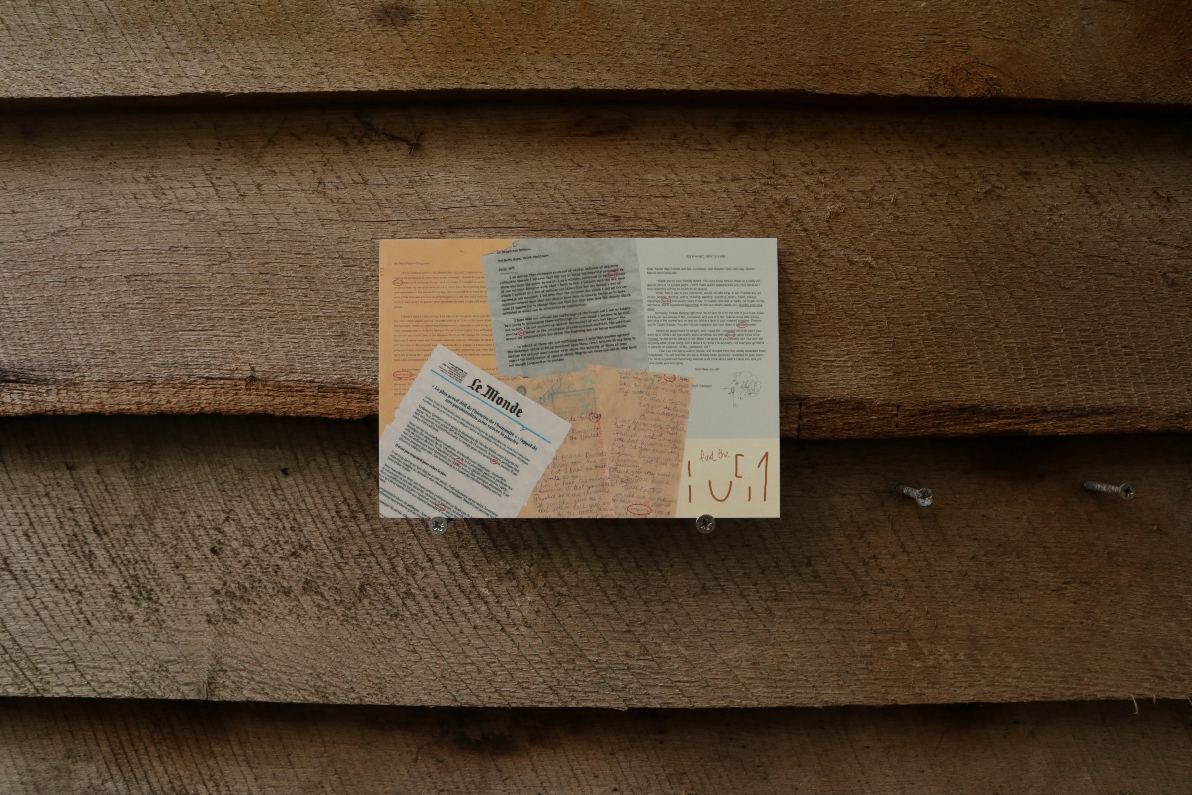 Letters Card