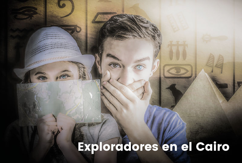Exploradores en el Cairo