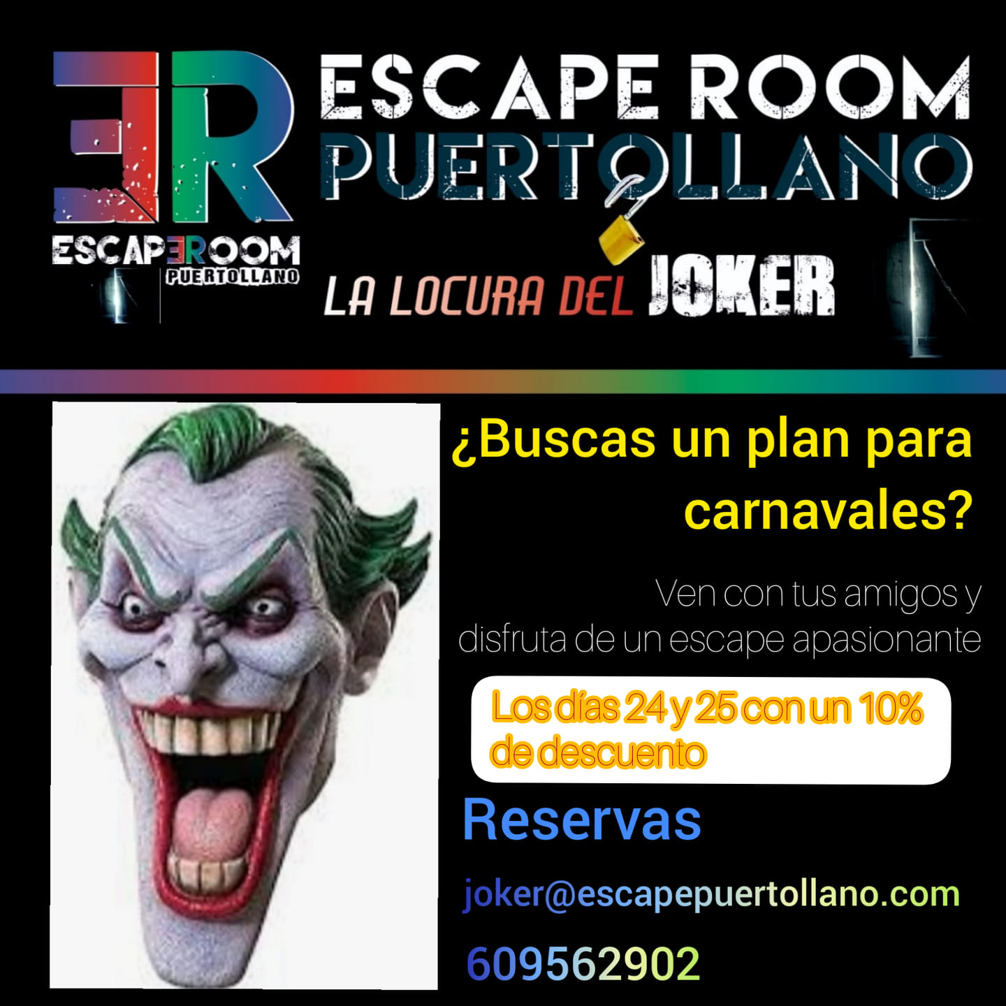 La Locura Del Joker Escape Room Morty