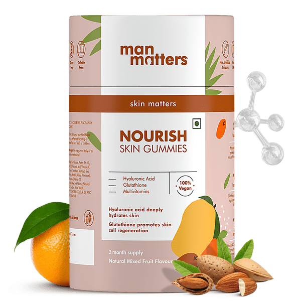 Skin Gummies- Skin Vitamins for Glowing Skin with Hyaluronic Acid & Vitamin C