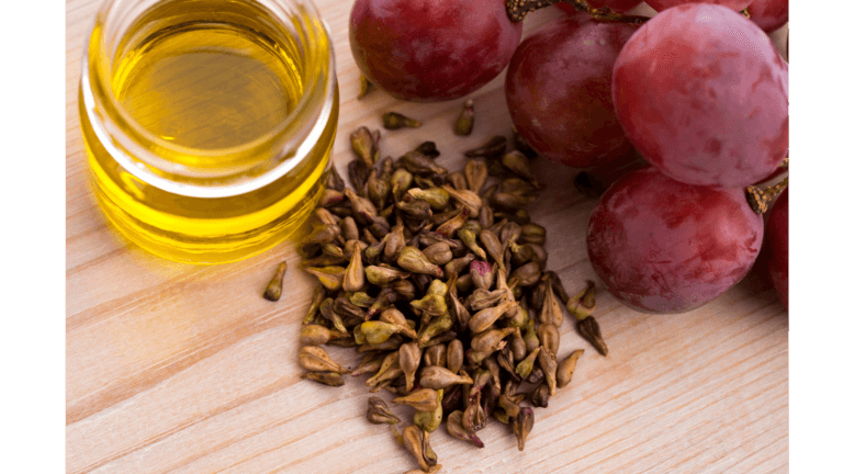 Grape seed oil for hair