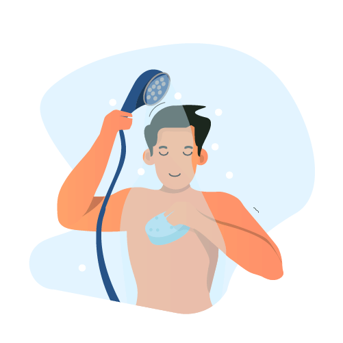 Wash your hair before using a derma roller