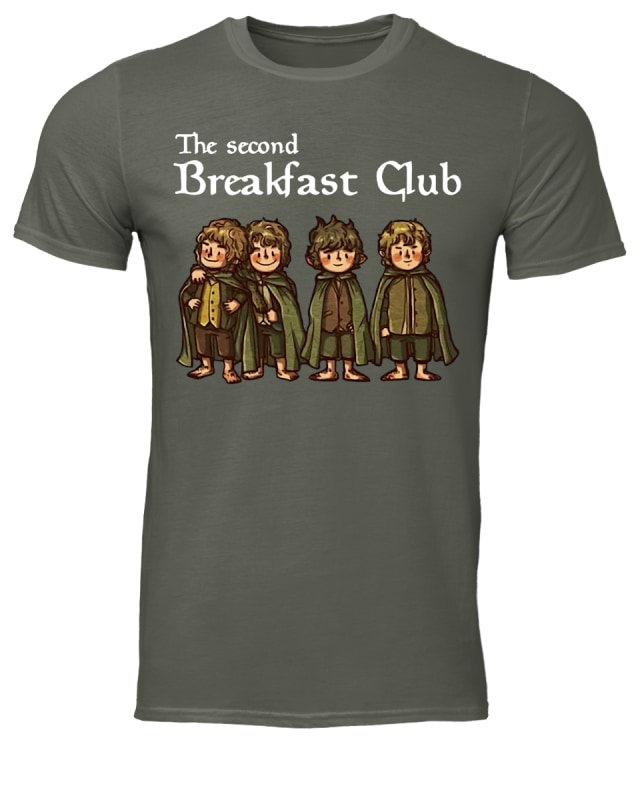 The Lord of the Rings The second breakfast club shirt [copy]