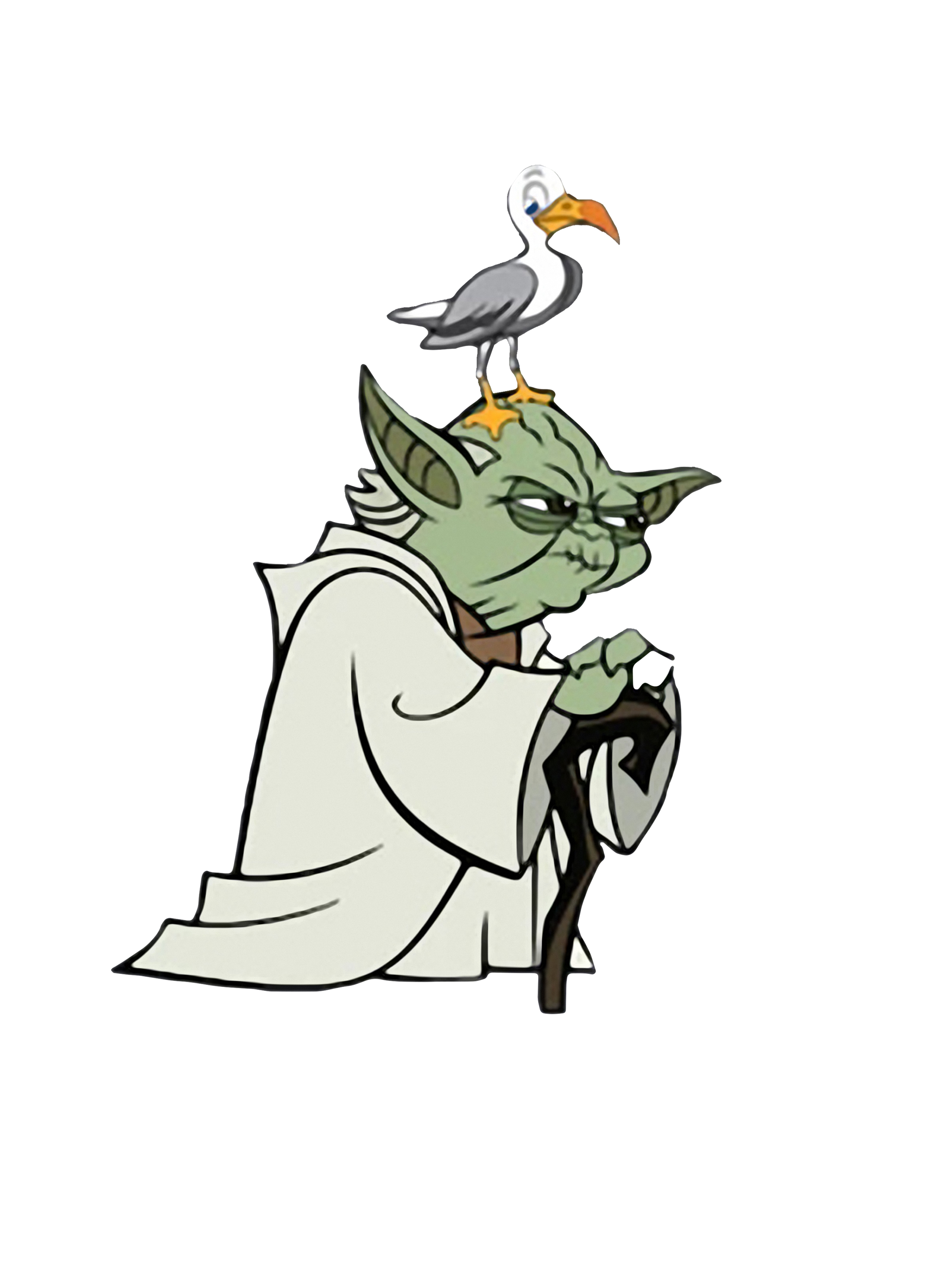 yoda and the seagulls