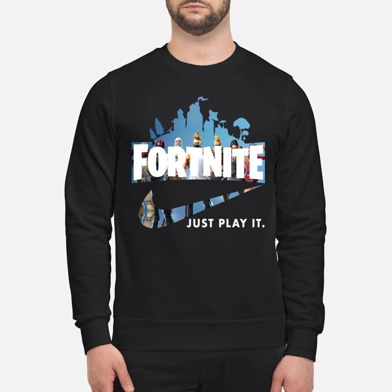 fortnite just play it hoodie