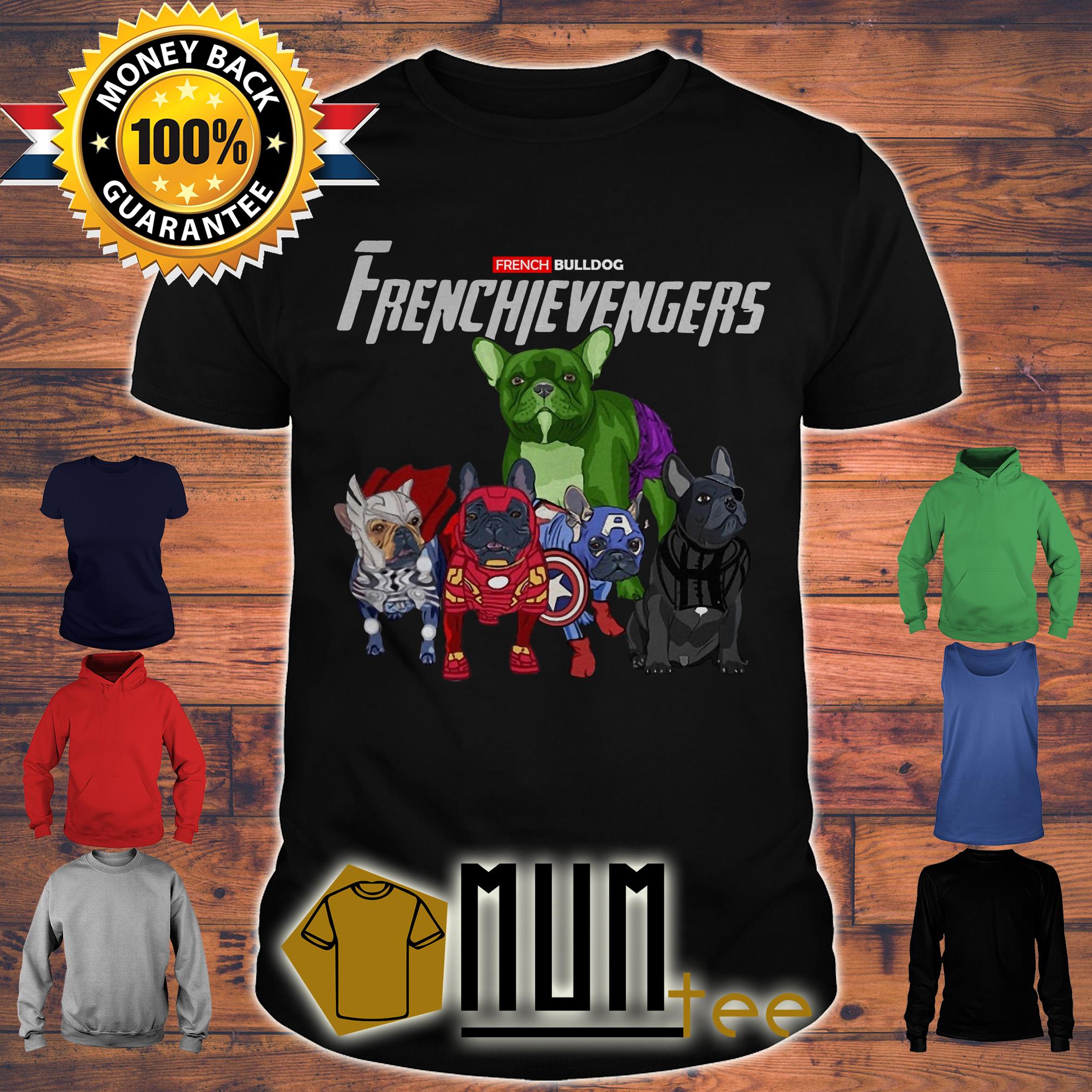 frenchie avengers t shirt