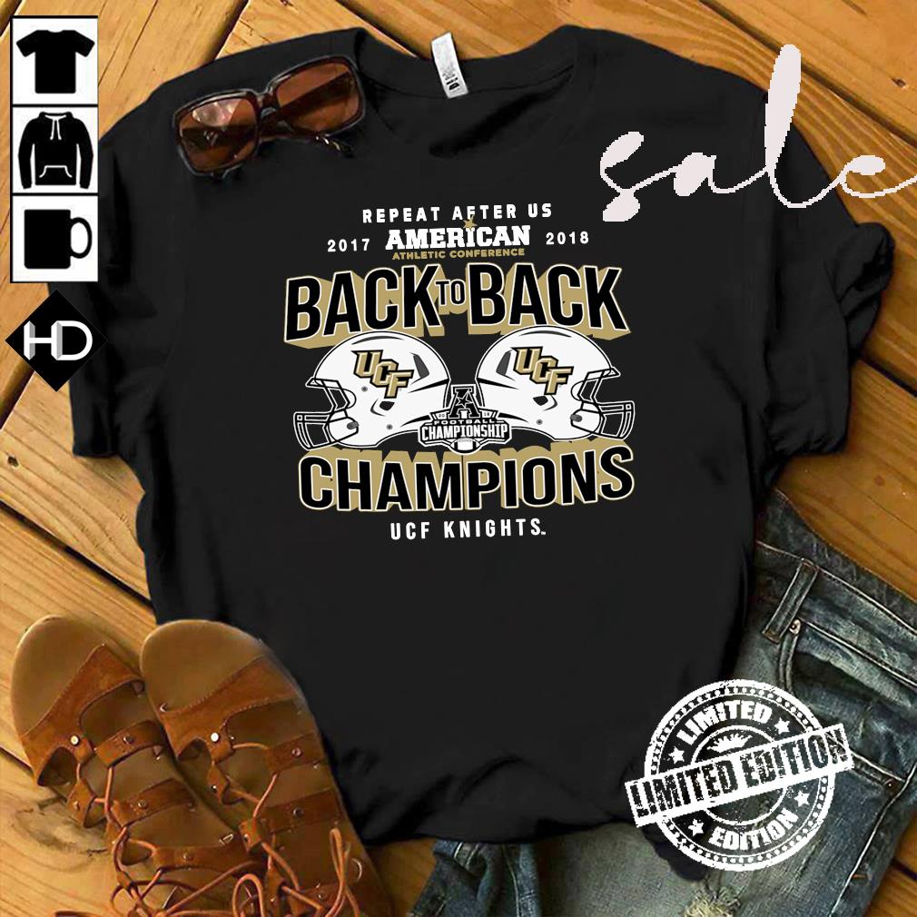ucf back to back champions shirt