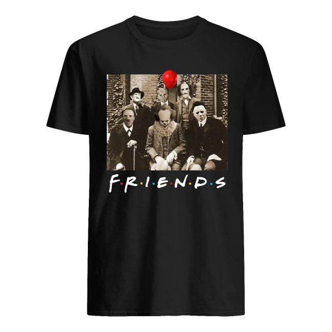 Horror Characters Friends Halloween Vintage Shirt