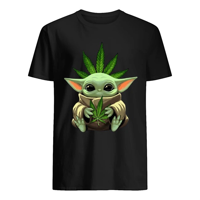 Baby Yoda Hug marijuana Shirt