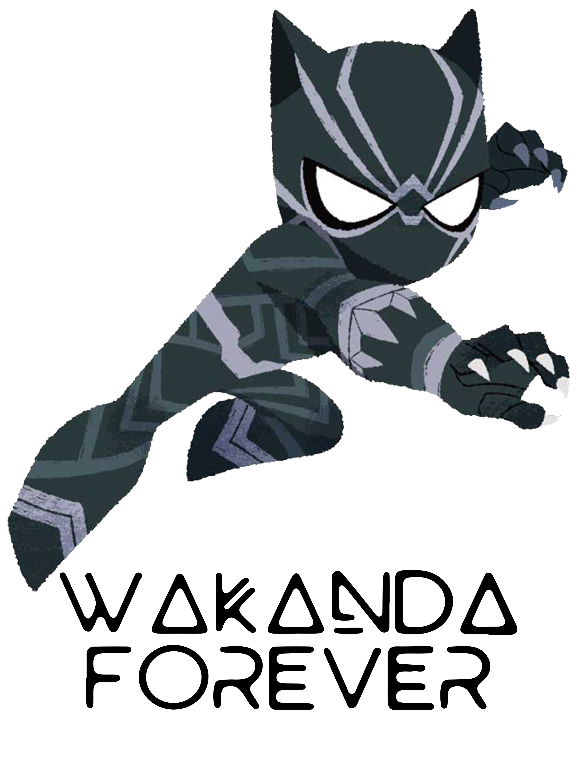 Wakanda Forever Double Black Panther Shirt