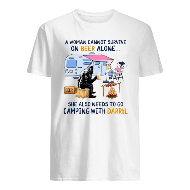 beer with darryl shirt