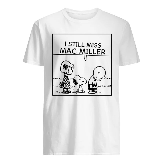 The Peanuts Charlie Brown I still miss Mac Miller shirt