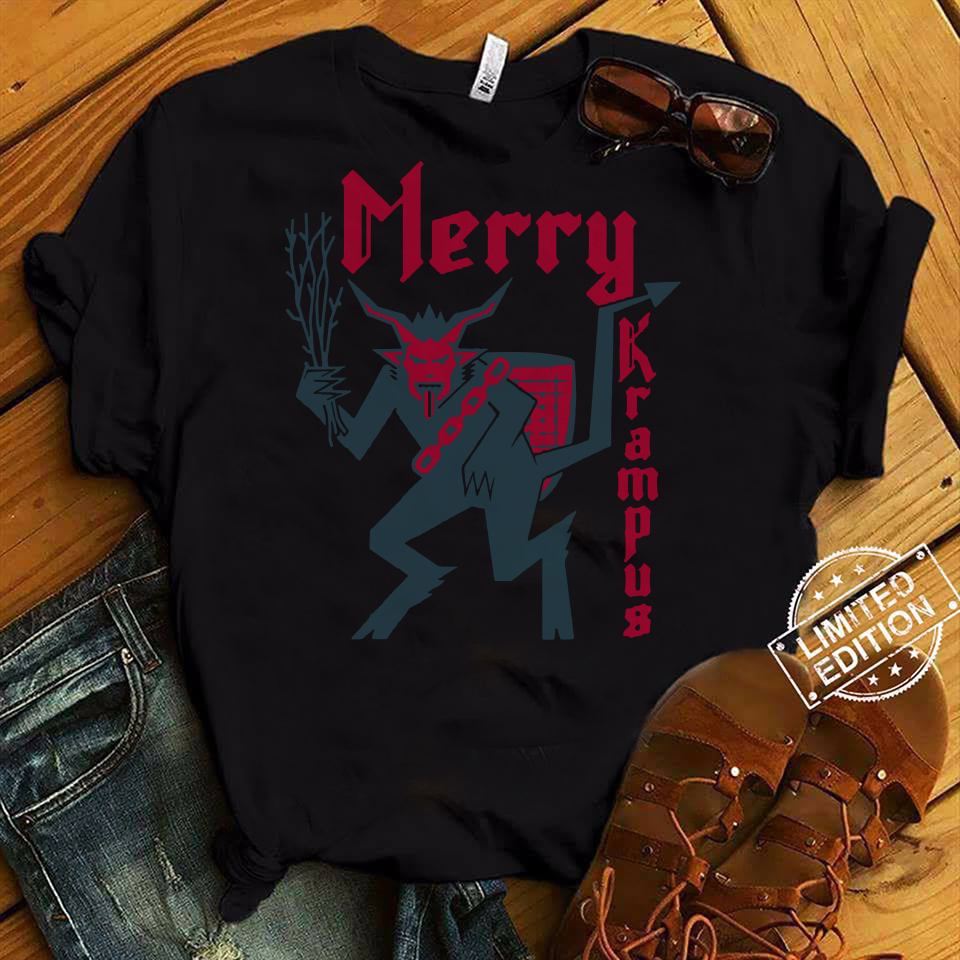 merry krampus t shirt