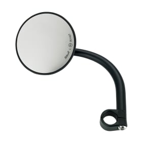 Rétroviseur d'extrémité de guidon Biltwell Mirror Lg Rnd W/Mnt 7/8 B