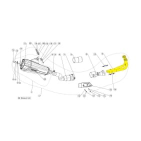 Colector Akrapovic para Yamaha | Tmax xp 530 tmax abs | SKU: H-Y5R1