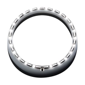 Farol Custom Dynamics Trim Halo 06-13 Chr Wht Farol Custom Dynamics Trim Halo 06-13 Chr Wht
