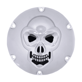 Drag Specialties Side cover Cvr Drby Skl Chr 04-22Xl