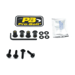 Supporto a cupole Pro Bolt Scr Kit Screen 4 Blk