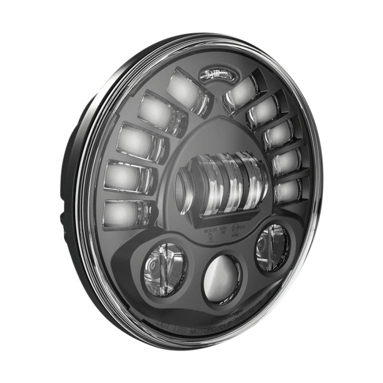 Jw Speaker Scheinwerfer Headlight Adap2 8790 Ped Bk 7"