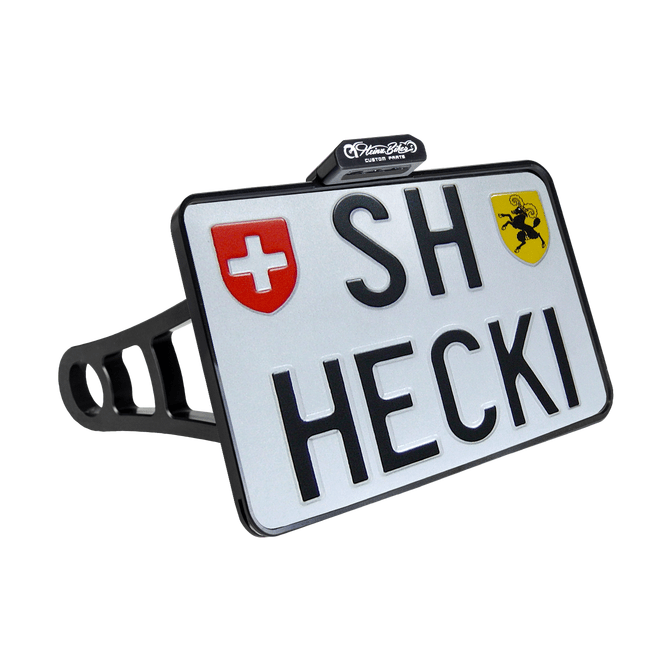 Heinz Bikes License plate holder Lic.Plt.Sm W/Tl Fl07 Ch