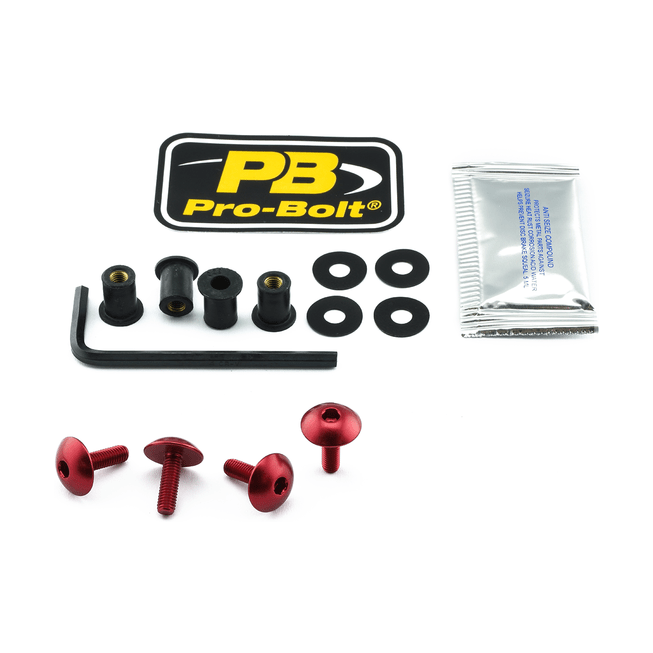 Pro Bolt Front fairing support Scr Kit Screen 4 Xl Rd