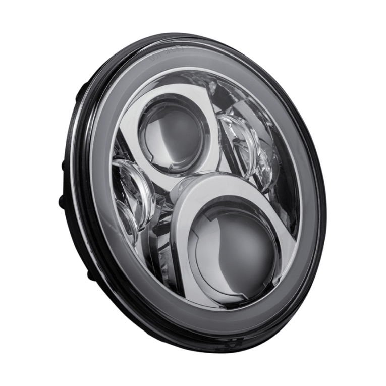 Custom Dynamics Scheinwerfer Headlamp 7 Led Halo Chr